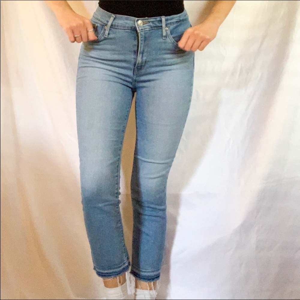 LEVI’S 724 high rise straight jeans